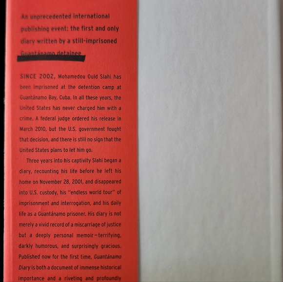 Guantanamo Diary book, hardcover- like new, never read - Picture 3 of 6